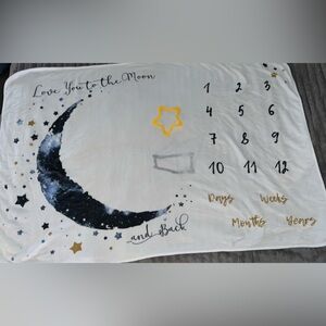 Milestone Blanket “I Love You to the Moon & Back”